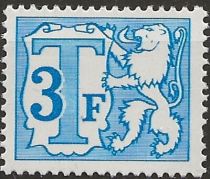 Heraldic Lion with Large Numeral