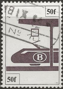 Railway Stamp: Pictogram of platform