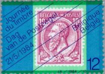 Stamp (Mi:BE 42) on stamp