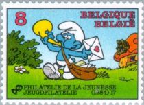 Smurf (cartoon character) as Postman