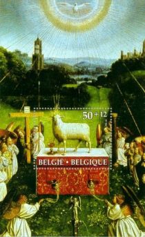 The Mystic Lamb - Ghent Altarpiece by the brothers Van Eyck