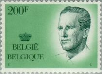 King Baudouin (1930-1993) - type "Velghe" Big Format