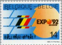 World Expo "Sevilla '92" - Allegory of the Belgian Pavilion