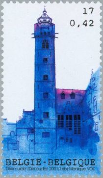 Tourism: Town hall Belfry, Diksmuide (Dixmude)