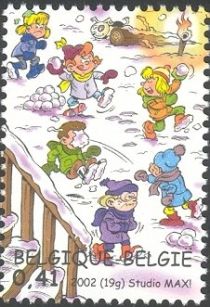 Christmas and New Year 2002: Snowball fight