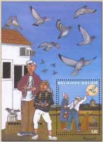 Traditional games: Pigeon flying