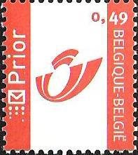 Stamp for Personalized series: Red Posthorn + New Prior logo