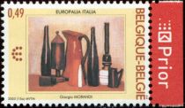 Italy-Belgium Joint Issue: Natura Morte - Giorgio Morandi