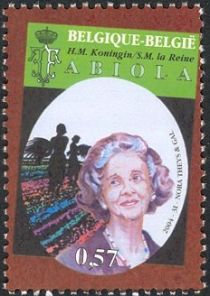 This is Belgium 2nd Issue: Queen Fabiola