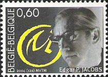 France-Belgium Joint Issue: Edgar P.Jacobs, Comic author