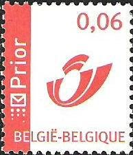 Prior stamp with red Posthorn