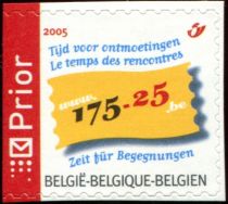 175 year Belgium  - Selfadh. Left imperf