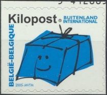 Parcel Post Stamp: Kilopost International - left imperf