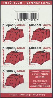 Parcel Post Stamp: Booklet 5 Kilopost-stamps Inland