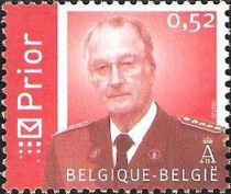 King Albert II in uniform Prior 0,52 euro