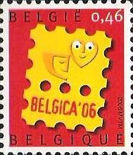 Logo Belgica 2006  Format 21x25mm