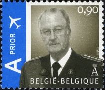 King Albert II in uniform. Intern. Prior  0,90 euro