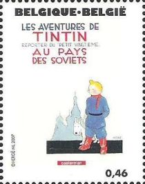 Tintin in the land of the Sovjets (French)