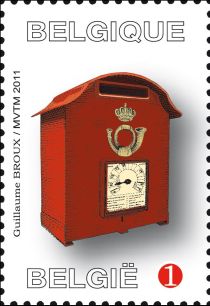 Old and new mailboxes: synthetic type "Napoleon" (1970's)