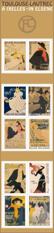 Booklet Henri de Toulouse-Lautrec in Ixelles - Elsene