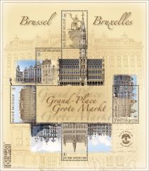 The Grand Place at Brussels - Souvenir Sheet