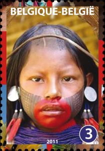 Europalia Brasil: Decorated Girl of the Kaiapó-Indians