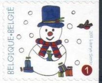 Snowman Self-adhesive - Right imperforate