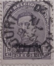 Overprint "Malmédy" on King Albert I