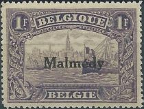 Overprint "Malmédy" on Antwerp - Perf. 14