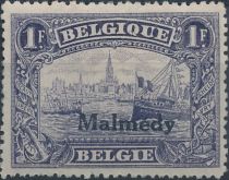 Overprint "Malmédy" on Antwerp - Perf. 14