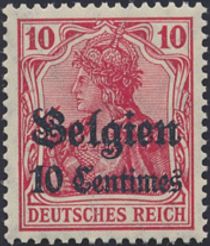 Overprint and Surcharge on "Germania"