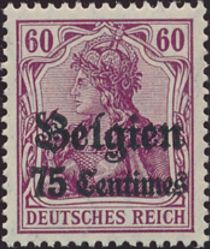 Overprint and Surcharge on "Germania"