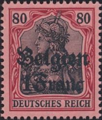 Overprint and Surcharge on "Germania"