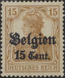 Overprint and Surcharge on "Germania"