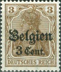 Overprint and Surcharge on "Germania"