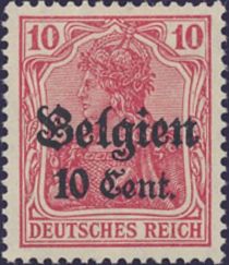 Overprint and Surcharge on "Germania"