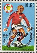 English Player - Overprinted and Surcharged