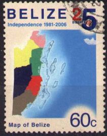 Map of Belize