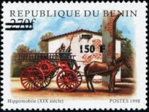 Hippomobile -19th century, overprint