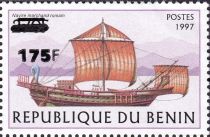 Roman sailing ship - surcharged