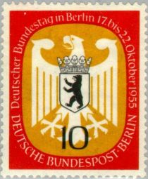 Coat of arms of Berlin on Federal Eagle