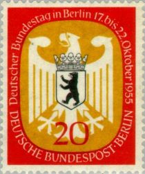 Coat of arms of Berlin on Federal Eagle