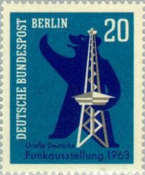 Berlin bear, radio tower