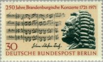 Johann Sebastian Bach (1685-1750), Bars of the 2nd Brandenbu