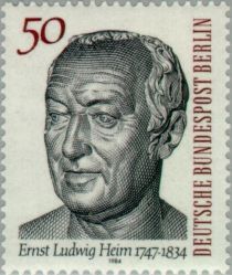 Dr. Ernst Ludwig Heim, medical pioneer.