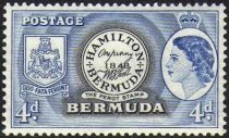 "Perot stamp" 1st stamp of Bermuda