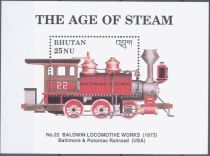 Steam Locomotive No. 22 Baldwin Locomotive Works - 1873