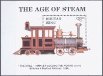 Steam Locomotive The Ariel Hinkley Locomotive Works - 1877