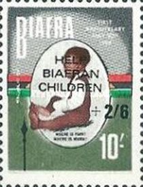 Orphan with overprint