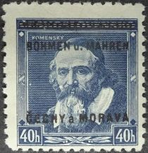 Comenius with overprint